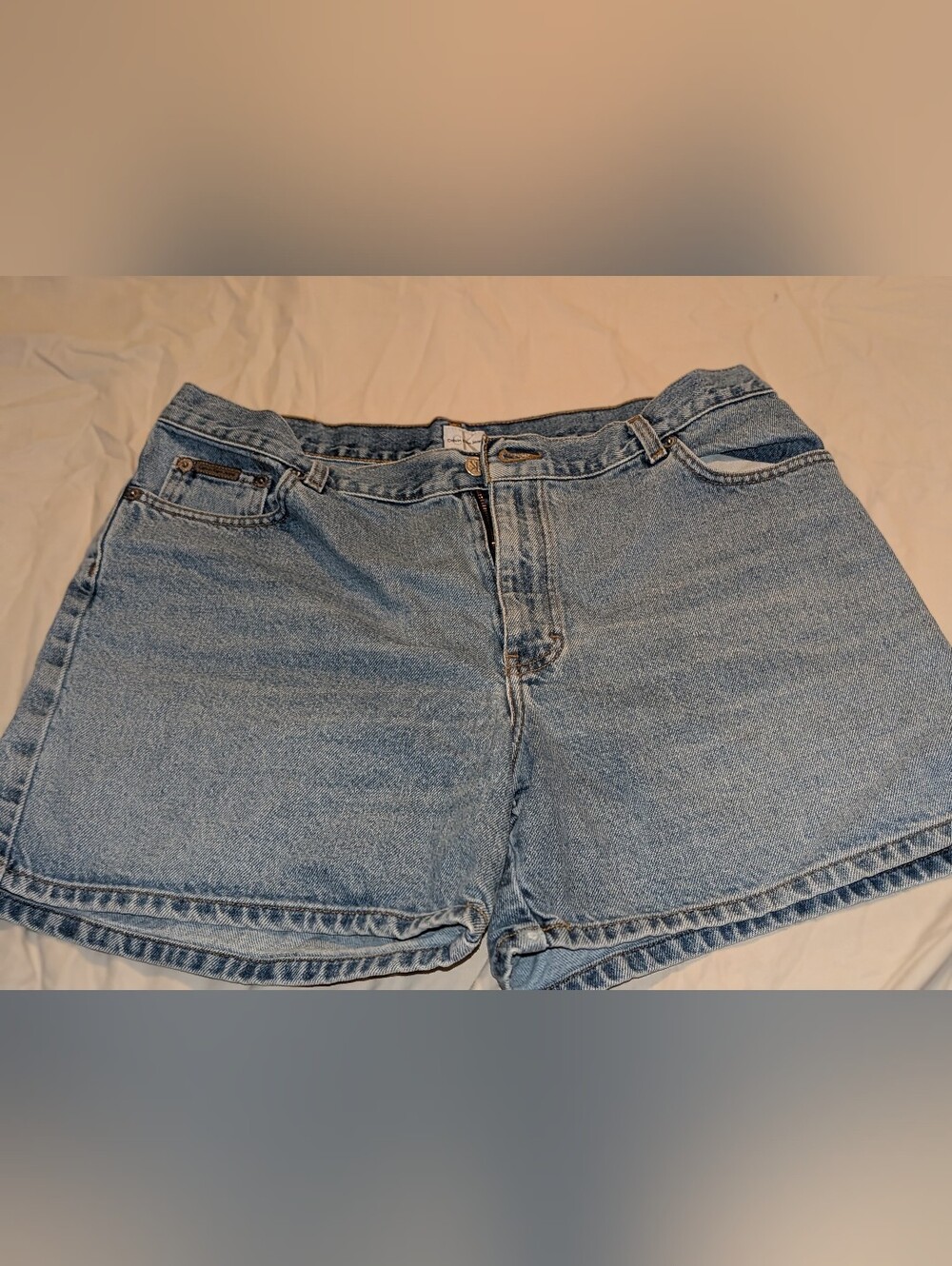 Calvin Klein Jeans Light Blue Women's Denim Jean Shorts